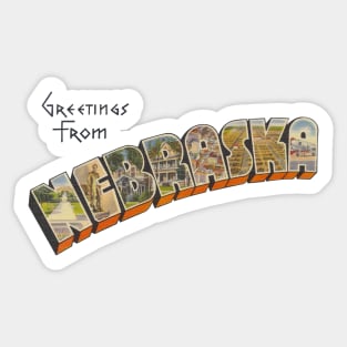 Greetings from Nebraska Sticker